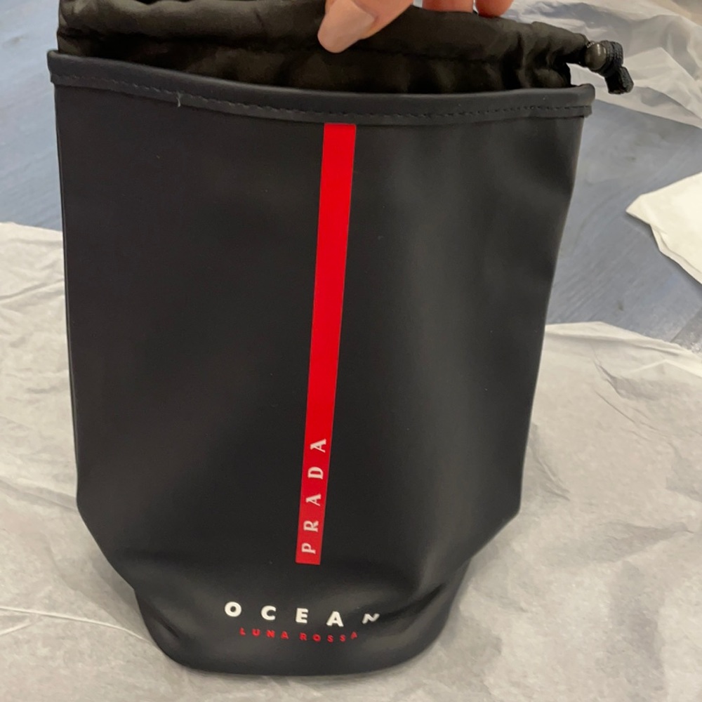 Prada Black and Red Men's Bag